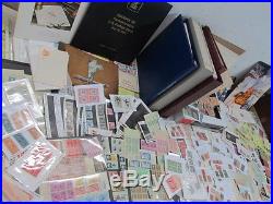 Nystamps M Thousands Mint Used US Stamp & Plate Block Collection Album & Box