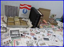 Nystamps S Thousands Mint Used Old US Stamp & Plate Block Collection Album & Box