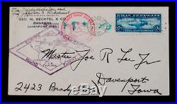 Nystamps US Air Mail Stamp # C15 Used $1200 On FDC First Day Cover