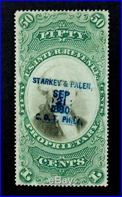 Nystamps US Revenue Stamp # R138a Used $1000