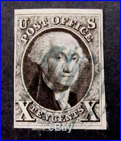 Nystamps US Stamp # 2 Used $1050 Blue Cancel