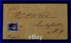 Nystamps US Stamp # 2 Used $1350 On Cover Red Cancel
