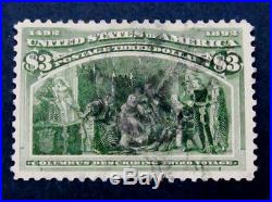 Nystamps US Stamp # 243 Used $900