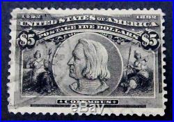 Nystamps US Stamp # 245 Used $1300
