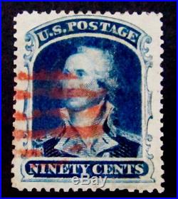 Nystamps US Stamp # 39 used $10000 Red Cancel