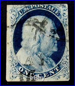 Nystamps US Stamp # 6b Used $3250