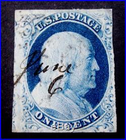 Nystamps US Stamp # 8 Type III Used $3000