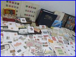 Nystamps W Thousands Mint Used Old US Stamp & Plate Block Collection Album & Box