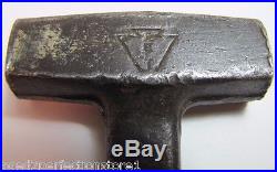 Old Adv Pennsylvania Railroad RET Tack Hammer Pry Bar stamped PA symbol PRR