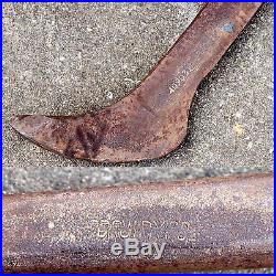 Old US Railroad RR Spike Puller Crow Pry Bar 59 Long Heavy Duty Stamped 26.5 lb