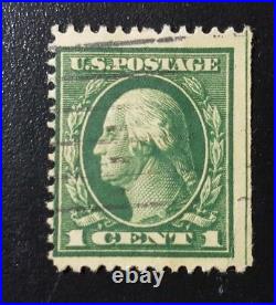 Original 1914 Green 1 Cent George Washington Stamp