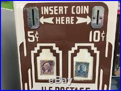 Original Art Deco Stamp Vending Machines 5 & 10 cents Great Condition Shipman