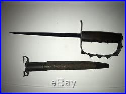Original World War I Model 1917 LF&C Stamped Trench Knife