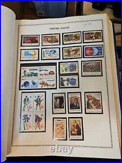 Over 350 Stamps United States Liberty Stamp Album Collection 3E46