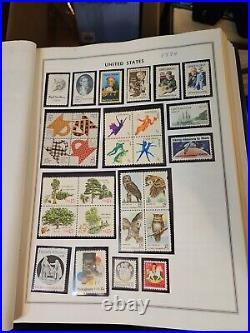 Over 350 Stamps United States Liberty Stamp Album Collection 3E46