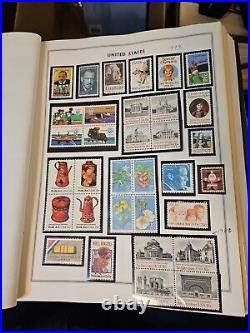 Over 350 Stamps United States Liberty Stamp Album Collection 3E46