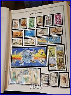 Over 350 Stamps United States Liberty Stamp Album Collection 3E46