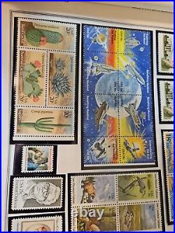 Over 350 Stamps United States Liberty Stamp Album Collection 3E46