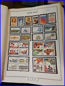 Over 350 Stamps United States Liberty Stamp Album Collection 3E46