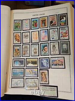 Over 350 Stamps United States Liberty Stamp Album Collection 3E46