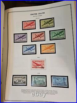 Over 350 Stamps United States Liberty Stamp Album Collection 3E46