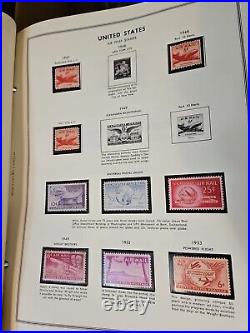 Over 350 Stamps United States Liberty Stamp Album Collection 3E46