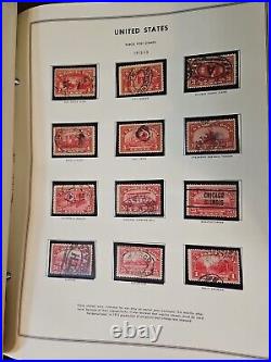 Over 350 Stamps United States Liberty Stamp Album Collection 3E46