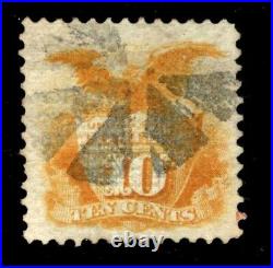 PF CERT #116 10c Eagle 1869. Used XF - GEM