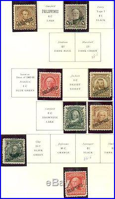 PHILIPPINES COLLECTION 1854 1977 Nice collection of mint and used Scott $1,840