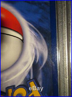 PSA-9 Pokemon PIKACHU Reverse 1st ed Stamp ERROR Card BASE Set 58/102 Red Cheeks