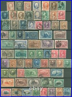 Page of US Used Stamps Collection, Includes #73, #238, #291, & #296! SCV $1200