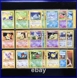 Pokemon NEO GENESIS Set COMPLETE Common Non Holo Cards /111 Lot + 1st Edition NM