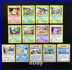 Pokemon NEO GENESIS Set COMPLETE Common Non Holo Cards /111 Lot + 1st Edition NM