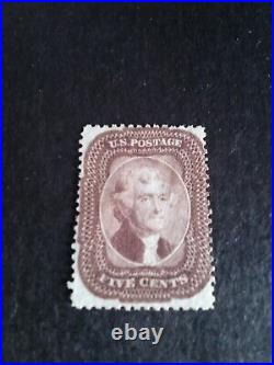 Pre-Civil War Stamp of 1859, Jefferson #29. PSAG Certificate, Used. CV$495.00