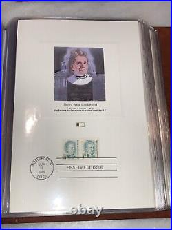 Proofcard Society of The United States 4 Albums 200+ Uncirculated First Stamps