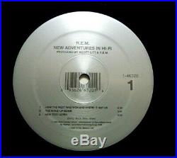 R. E. M. New Adventures In Hi-Fi 2-LP GOLD STAMPED PROMO Vinyl REM Mint-