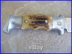 R. H. RUANA DELUXE KNIFE21A STICKERLITTLE KNIFE STAMPWithORIG DELUXE SHEATHVINT