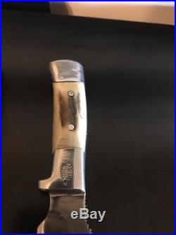 R. H. Ruana Knife 27-AC-9 M Stamp-Signature Bullwhip Bowie Knife