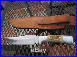 R. H. Ruana Knife With M Stamp Comes With Original Sheath