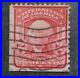 RARE 03 LB CORNER George Washington Shield 2C Cancel Red US Postage Stamp VF 319