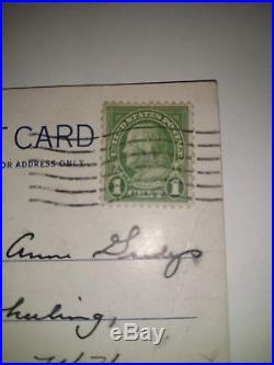 RARE 1 Cent Green Ben Franklin Perf 11 stamp (Maybe Scott #596) MUST SEE