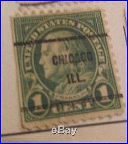 RARE 1 Cent Green Ben Franklin STAMP 1936 Post(Maybe Scott #594 or #596)