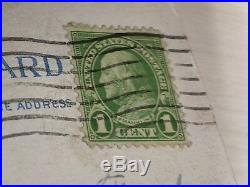 RARE 1 Cent Lime Green Ben Franklin STAMP Postal Maybe Scott 594/596