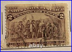 RARE 1893 Landing of Columbus stamp US postage