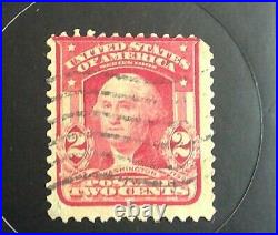 RARE 1900s 2c red washington stamp