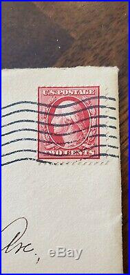 RARE 1910 red 2 cent George Washington U. S. Stamp