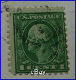 RARE US, 1c stamp, Used, George Washington 10 perf