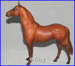 RARE VARIATION Breyer Man O' War with SOLID FACE 1970s early No stamp horse