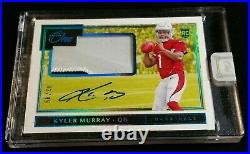 RC AUTO /99 KYLER MURRAY 2 COLOR JSY PATCH SP ROOKIE TRUE RPA #1 2019 Panini One