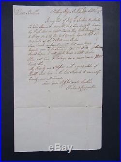 Revolutionary War Stampless Folded Letter 1774 John Collins Newport R. I